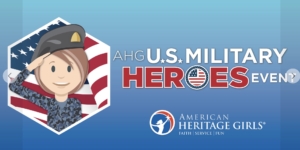 American heritage girls train like a military hero